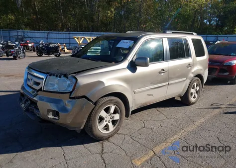 2009 Honda Pilot Ex-L из США, поврежденный, VIN 5FNYF48559B046642
